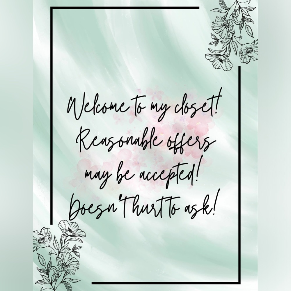 Reasonable offers may be accepted!